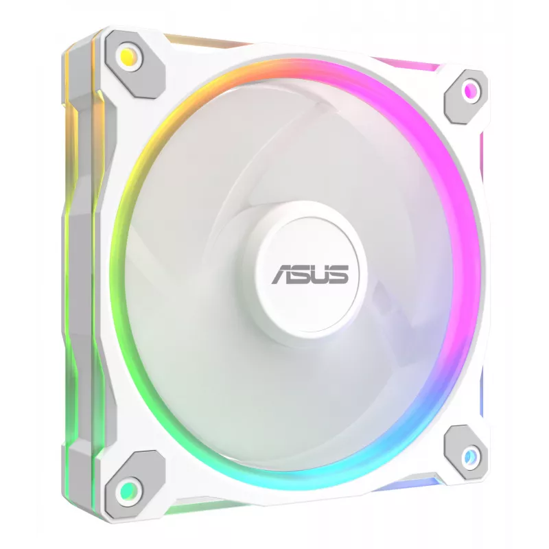 Ventola per case ASUS Prime MR120 ARGB bianco 120 mm cuscinetto a slittamento