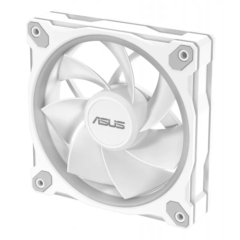 Ventola per PC ASUS Prime MR120 ARGB Reverse bianco 120 mm – 1600 giri/min, 58 CFM, PWM, cuscinetto a slittamento