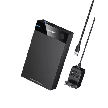 Ugreen 50422 case per HDD/SSD nero 2.5/3.5