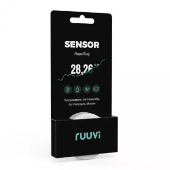 Sensore wireless Ruuvi RT4in1 temperatura umidità pressione movimento