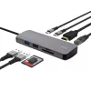 Hub USB Type-C TRUST 25672 — HDMI, RJ-45, USB 3.2 Gen 1 Type-A/Type-C, SD/MicroSD, grigio