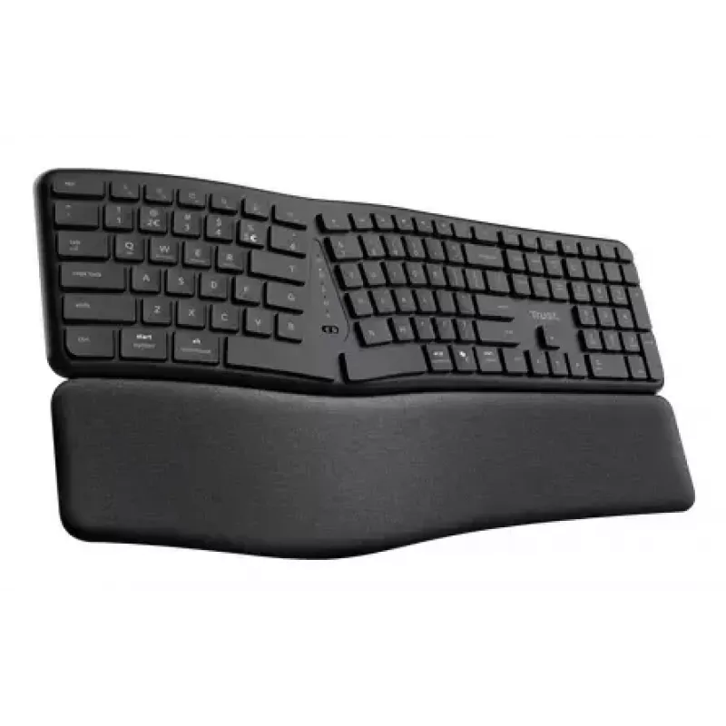 Tastiera ergonomica wireless multidevice Trust Keyra