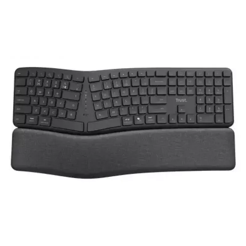 Tastiera ergonomica wireless multidevice Trust Keyra