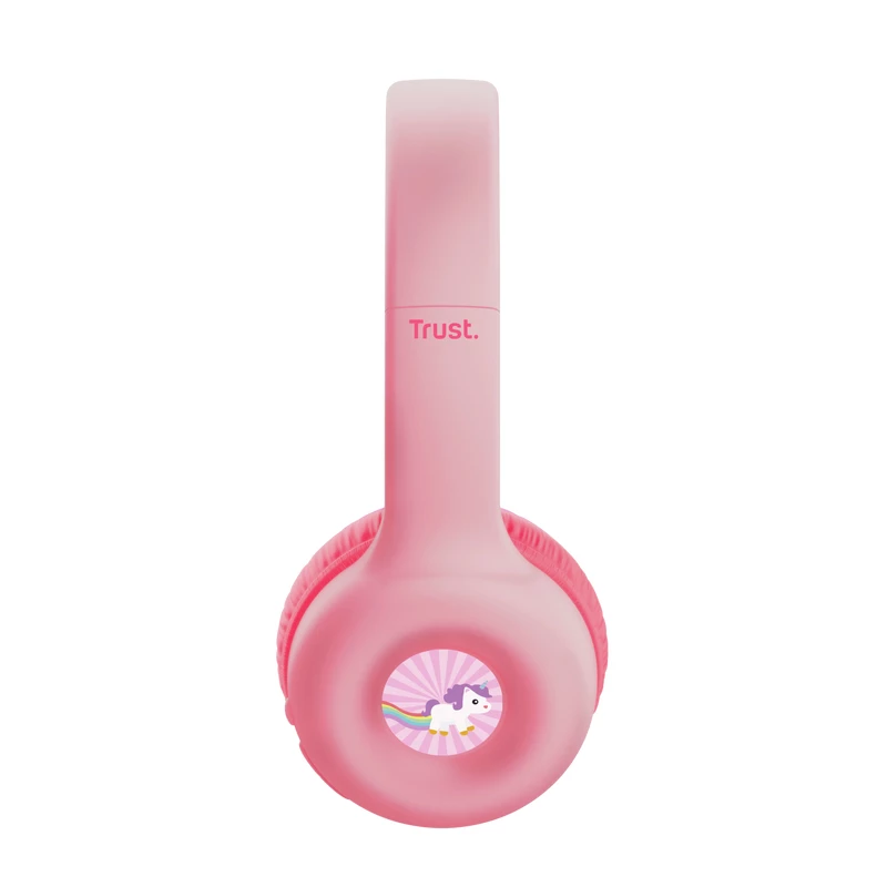 Trust Nouna, con filo e wireless, chiamate/musica, 20 - 20000 Hz, 134 g, cuffie, rosa