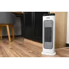 Termoconvettore in ceramica elettrico NOVEEN PTC2000 — 2000 W, termostato regolabile, display LED, timer, telecomando, bianco