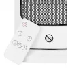 Termoconvettore in ceramica elettrico NOVEEN PTC2000 — 2000 W, termostato regolabile, display LED, timer, telecomando, bianco