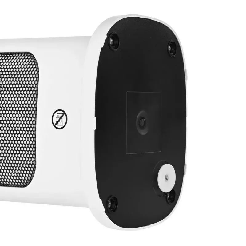 Termoconvettore in ceramica elettrico NOVEEN PTC2000 — 2000 W, termostato regolabile, display LED, timer, telecomando, bianco