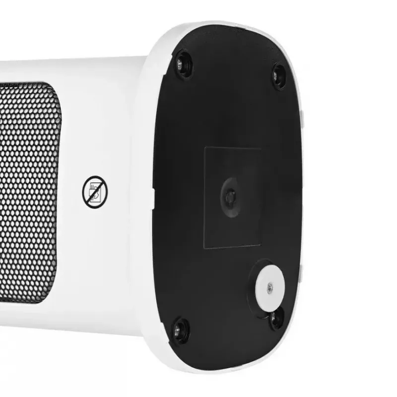Termoconvettore in ceramica elettrico NOVEEN PTC2000 — 2000 W, termostato regolabile, display LED, timer, telecomando, bianco
