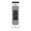 Termoconvettore in ceramica elettrico NOVEEN PTC2000 — 2000 W, termostato regolabile, display LED, timer, telecomando, bianco