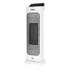 Termoconvettore in ceramica elettrico NOVEEN PTC2000 — 2000 W, termostato regolabile, display LED, timer, telecomando, bianco