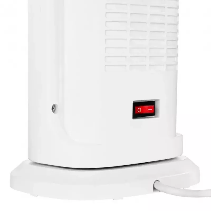 Termoconvettore in ceramica elettrico NOVEEN PTC2000 — 2000 W, termostato regolabile, display LED, timer, telecomando, bianco