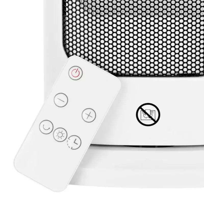 Termoconvettore in ceramica elettrico NOVEEN PTC2000 — 2000 W, termostato regolabile, display LED, timer, telecomando, bianco