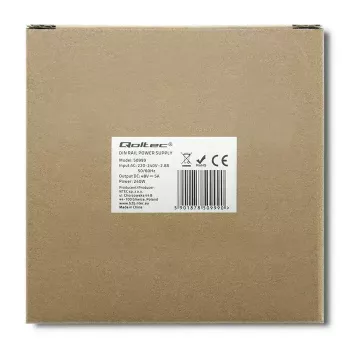 Alimentatore per guida DIN QOLTEC 50999, 240W, 48V DC, uscita 5A