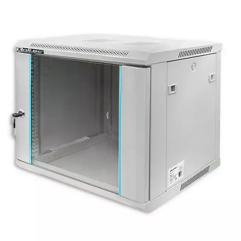 Armadio rack 19 pollici QOLTEC 9U modello 54484, dimensioni 600x500x450 mm