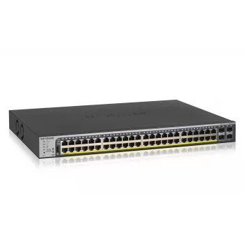 Switch di rete NETGEAR GS752TP-300EUS Managed L2/L3/L4 Gigabit Ethernet (10/100/1000) Power over Ethernet (PoE) 1U nero