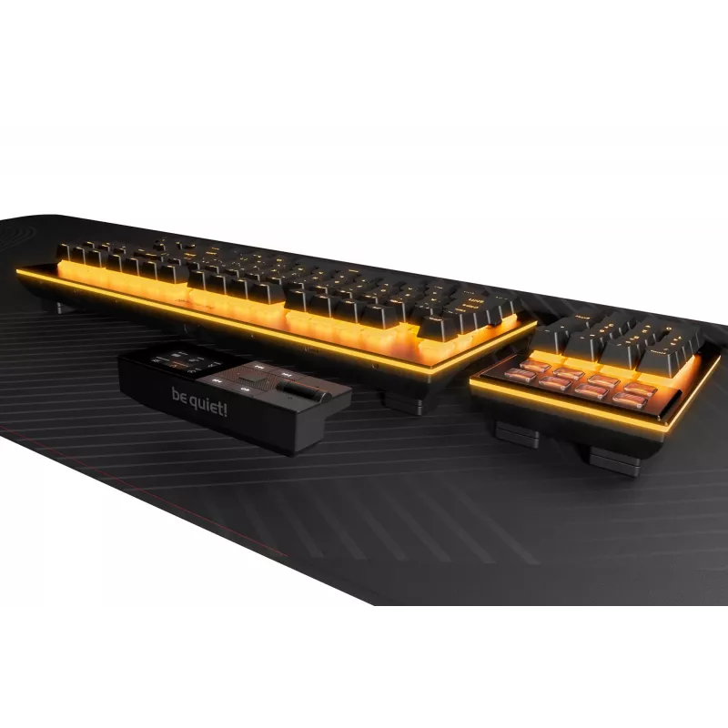Tastiera be quiet Dark Mount Silent Linear US ANSI Gaming USB QWERTY US inglese nera