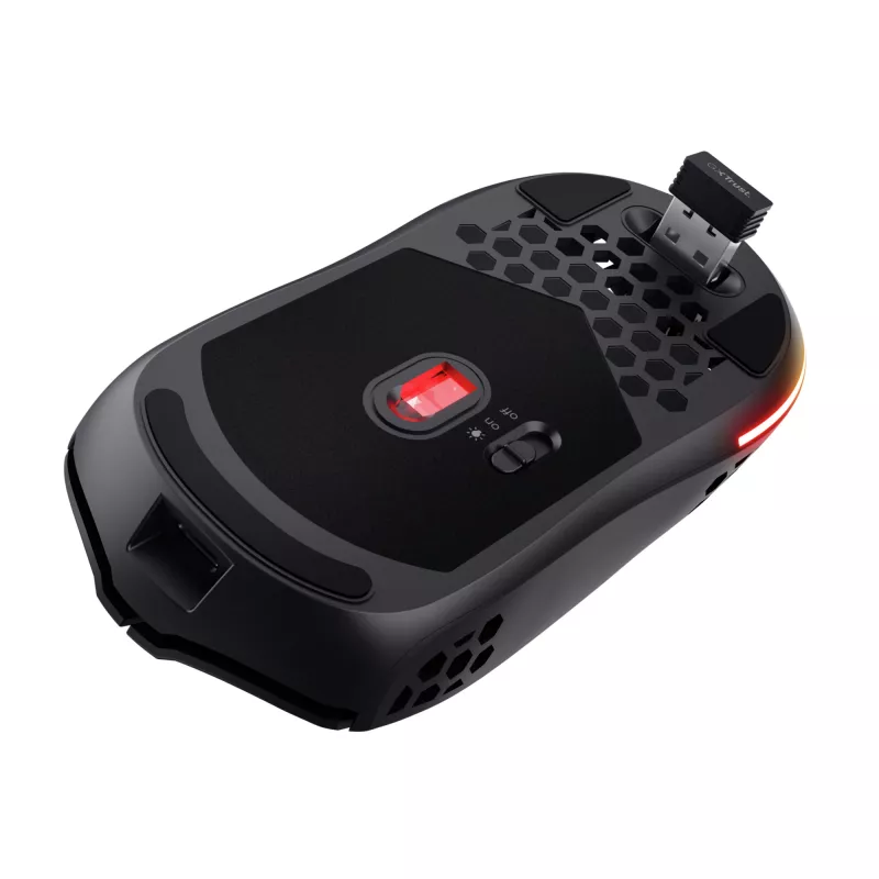 Trust GXT 929 Helox mouse gaming per destrimani RF Wireless ottico 4800 DPI
