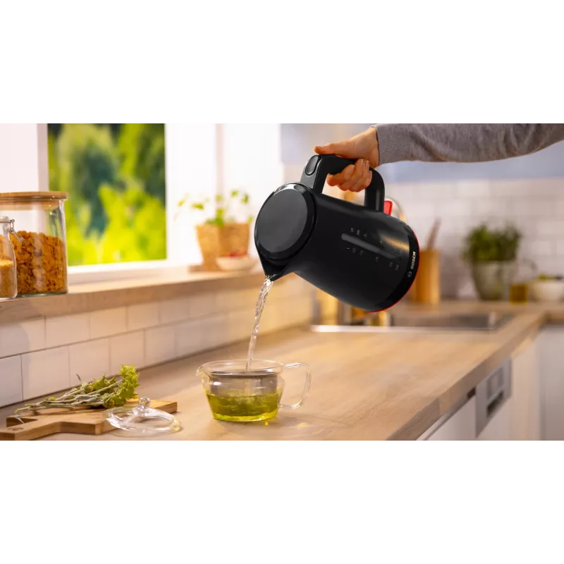 Bollitore elettrico Bosch MyMoment TWK3M123 — 1,7 L, 2400 W, nero