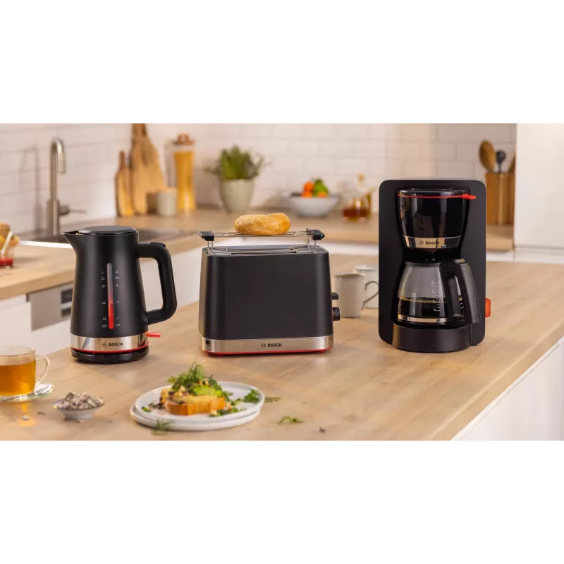 Bollitore elettrico Bosch MyMoment TWK3M123 — 1,7 L, 2400 W, nero