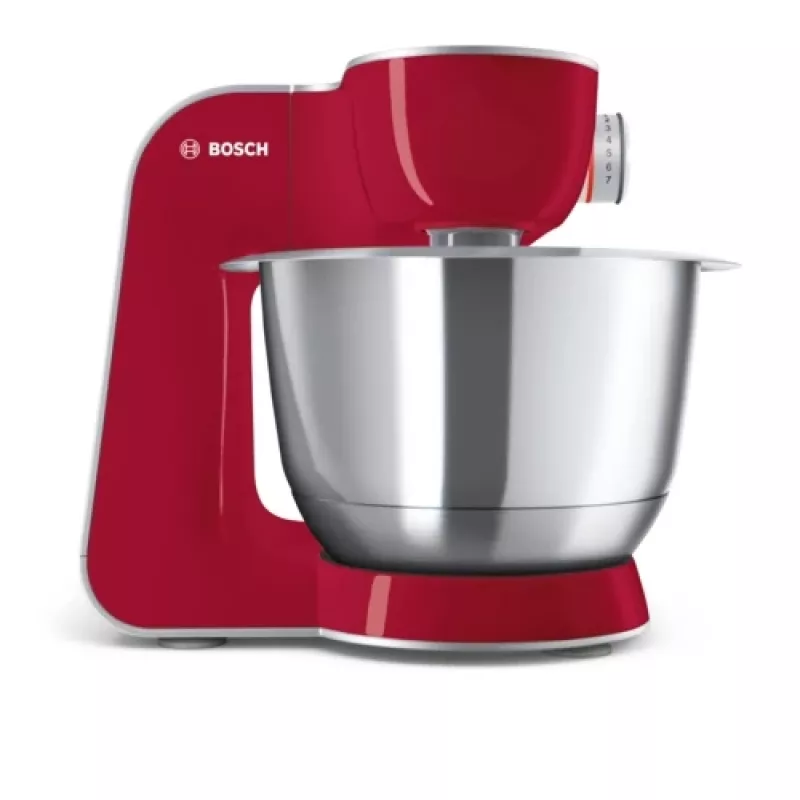 Bosch MUM58720 robot da cucina 1000 W 3,9 l grigio, rosso, acciaio inox
