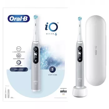 Oral-B iO spazzolino elettrico spazzolino rotante grigio
