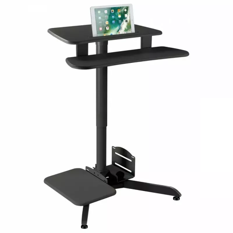 Scrivania regolabile in altezza MACLEAN MC-848 con molla a gas, altezza max 109 cm