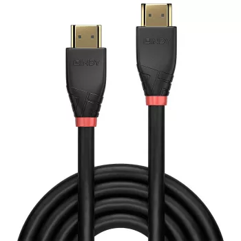 Lindy 15m Cavo HDMI 18G attivo, 15 m, HDMI Type-A (standard), HDMI Type-A (standard), 18 Gbit/s, nero