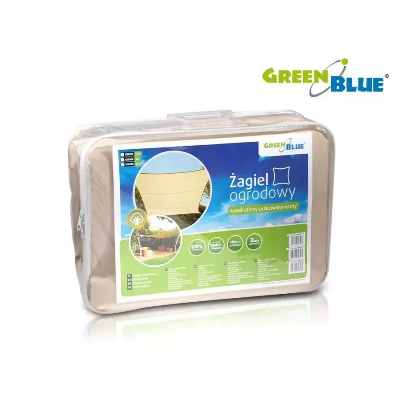 GreenBlue GB505 protezione solare UV 5 m copertura esterna quadrata in poliestere