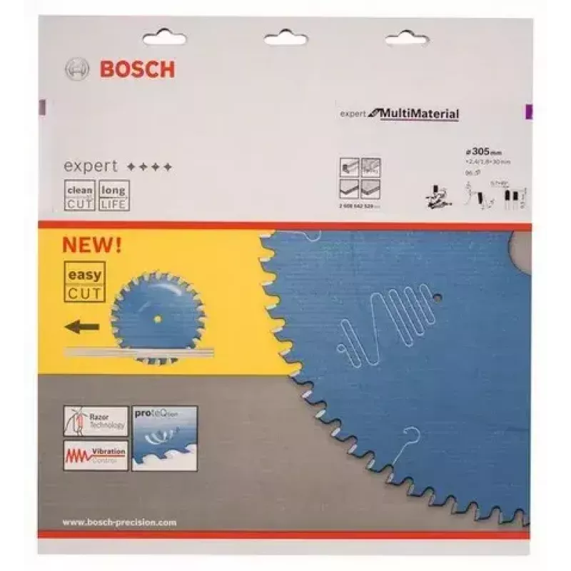 Bosch 2608642529 Expert for Multi Material lama per sega circolare, 305 mm, foro 30 mm, 96 denti