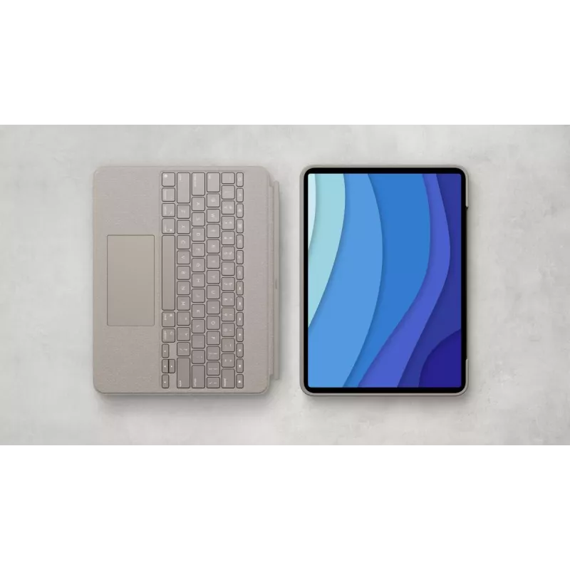 LOGITECH Combo Touch - Sand per iPad Pro 12,9