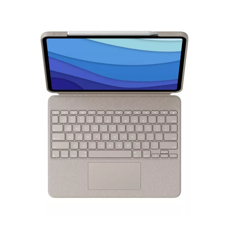 LOGITECH Combo Touch - Sand per iPad Pro 12,9