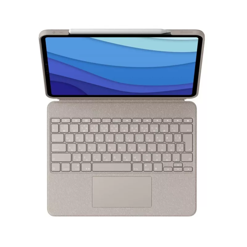 LOGITECH Combo Touch - Sand per iPad Pro 12,9