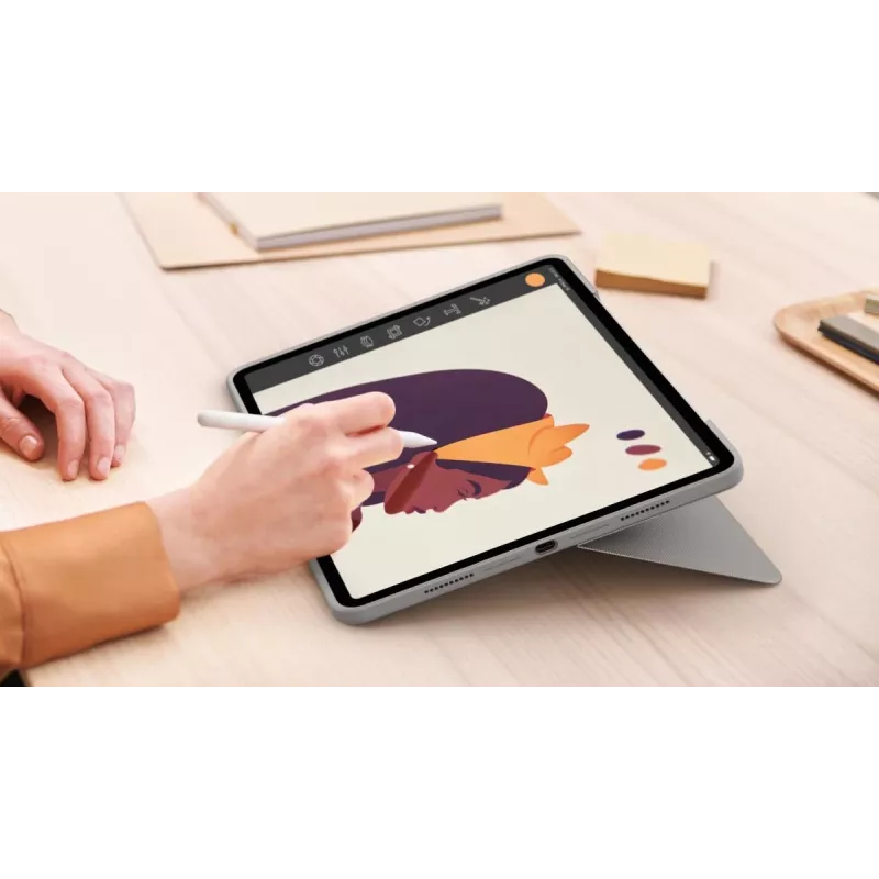 LOGITECH Combo Touch - Sand per iPad Pro 12,9