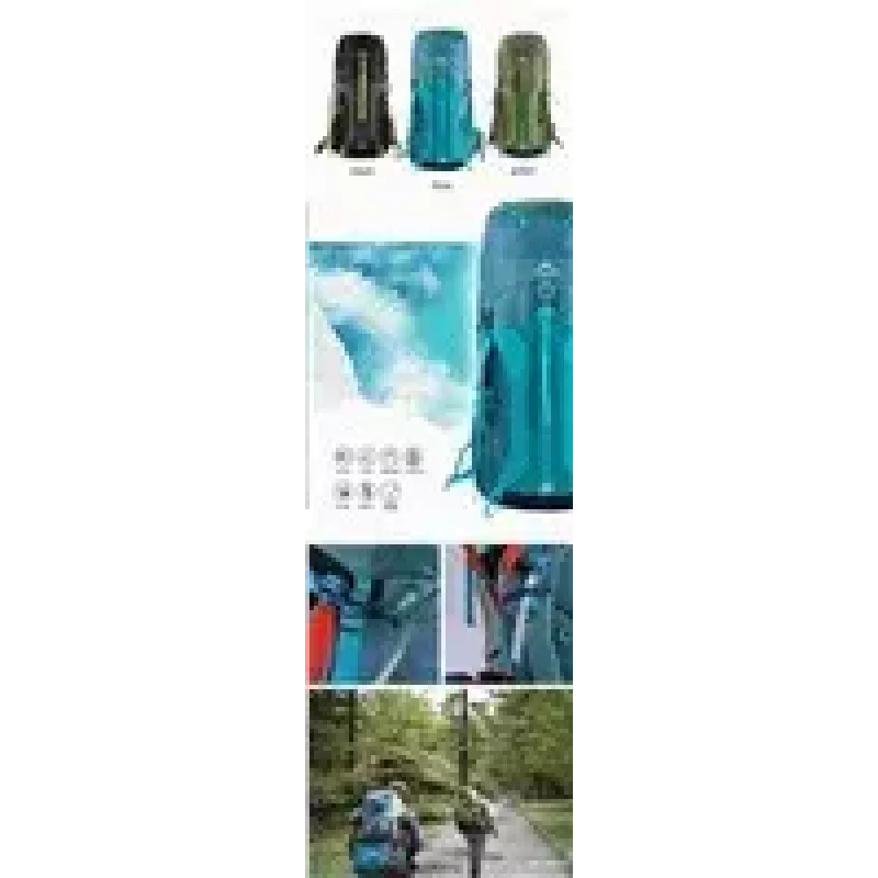 Zaino da trekking Naturehike NH16Y020-Q 55 l idrorepellente leggero