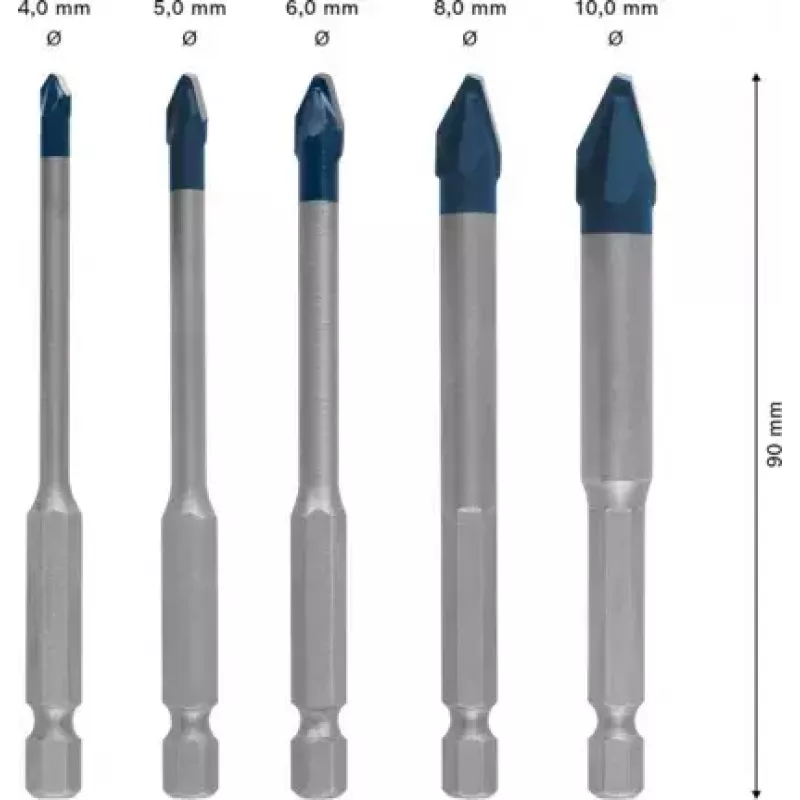 Bosch Expert 2 608 900 597 set di punte assortimento punte 5 pezzi