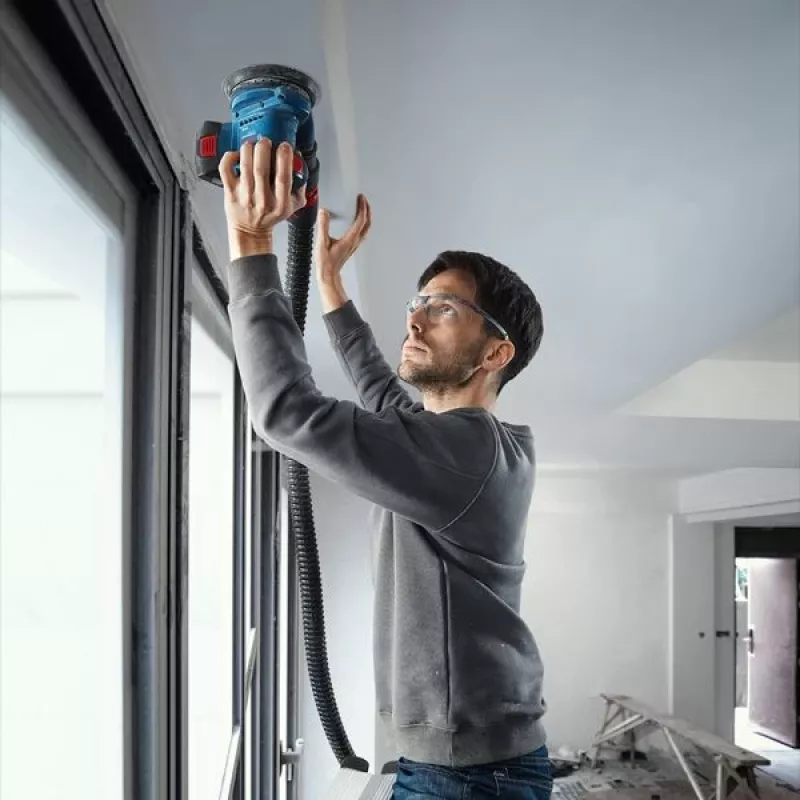 Bosch GEX 185-LI Professional levigatrice orbitale 10000 OPM blu
