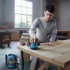 Bosch GEX 185-LI Professional levigatrice orbitale 10000 OPM blu