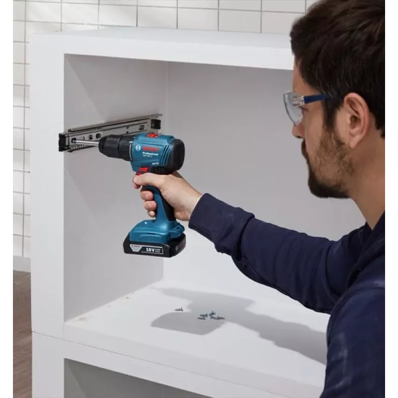 Bosch GSR 185-LI Professional 1900 RPM blu