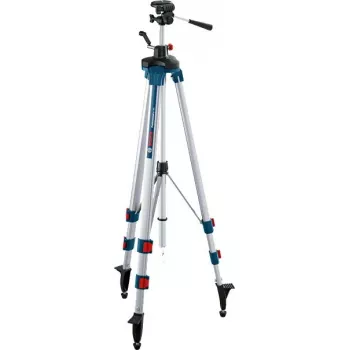Bosch BT 250 Professional treppiede livella laser 3 gambe blu, bianco