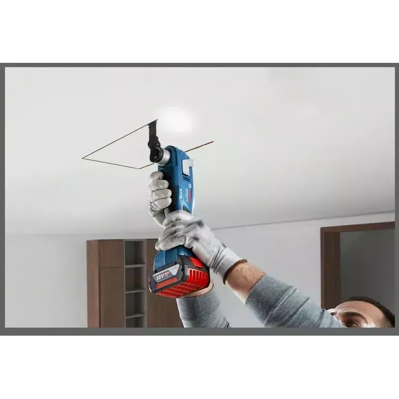 Bosch GOP 185-LI tagliatutto multifunzione a batteria 18 V, nero, blu
