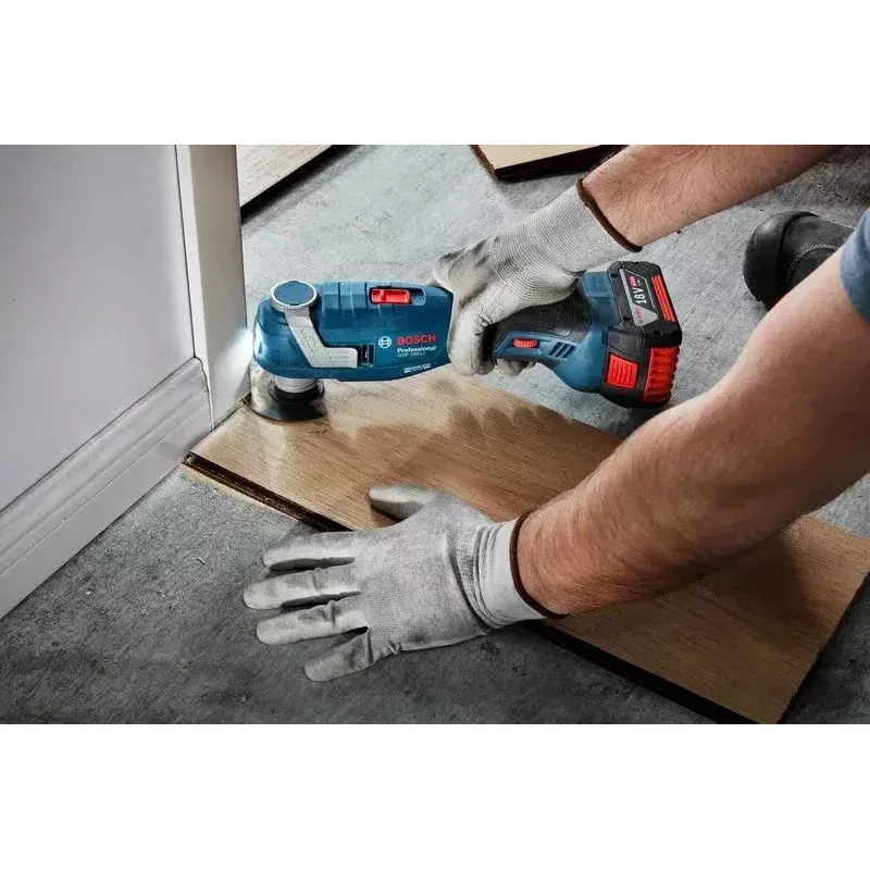 Bosch GOP 185-LI tagliatutto multifunzione a batteria 18 V, nero, blu