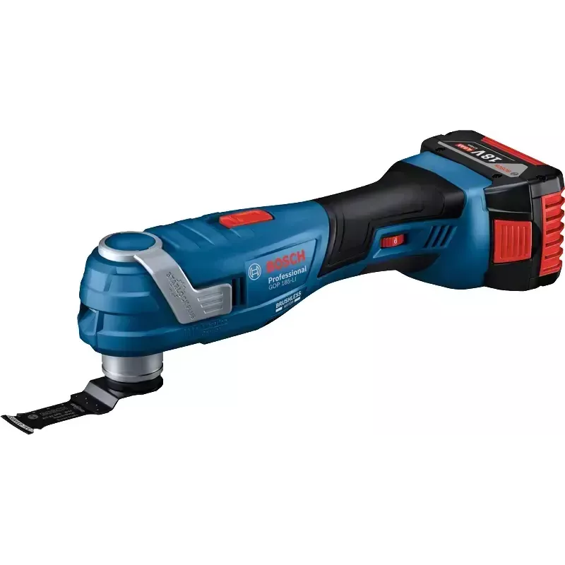 Bosch GOP 185-LI tagliatutto multifunzione a batteria 18 V, nero, blu