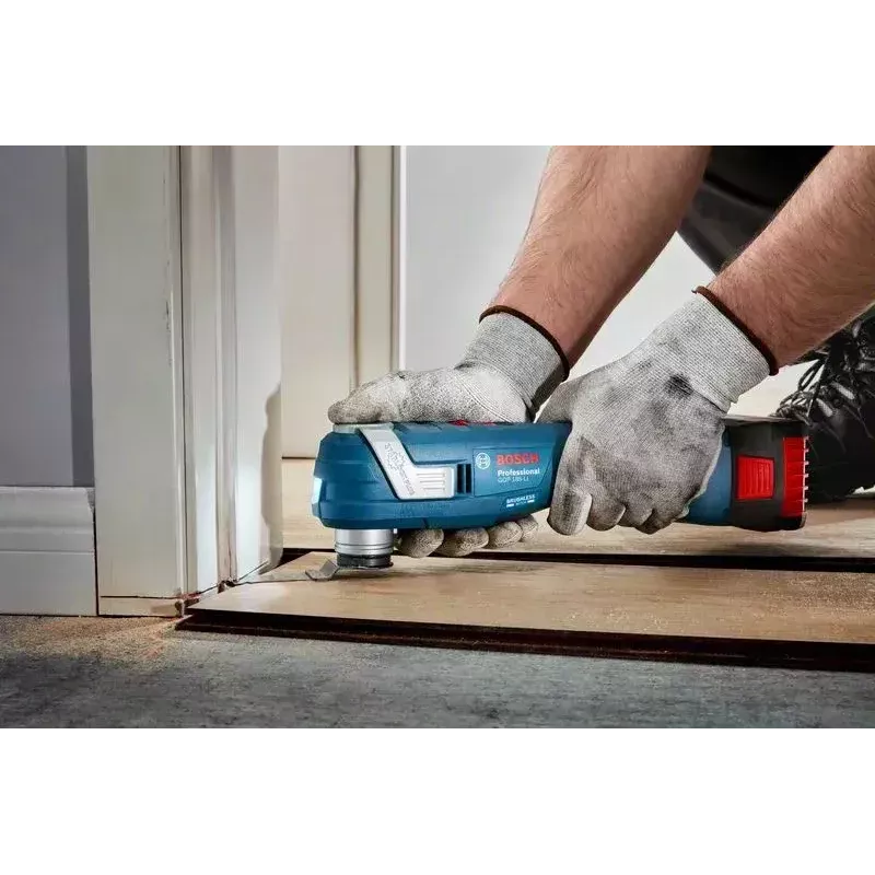 Bosch GOP 185-LI tagliatutto multifunzione a batteria 18 V, nero, blu