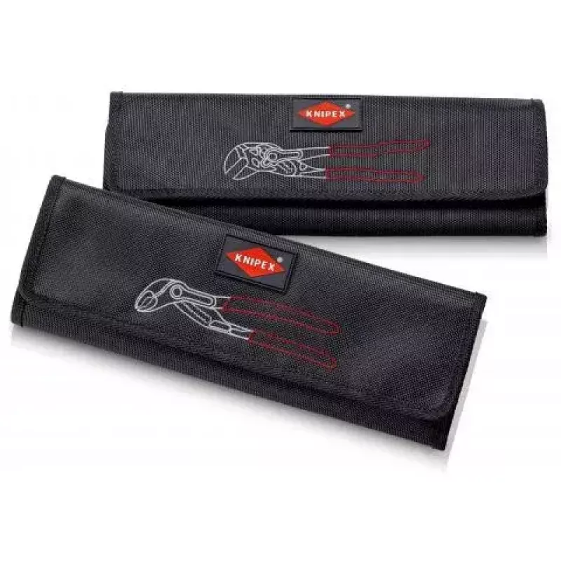 Knipex 00 19 55 S6 set di chiavi a pinza, 3 pezzi, in custodia pieghevole, rosso