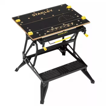 Banco da lavoro per lavorazione del legno Stanley STST83800-1 bambù acciaio nero giallo 625 mm