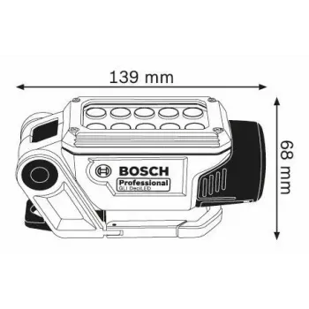 Bosch GLI DeciLED Professional blu, grigio LED