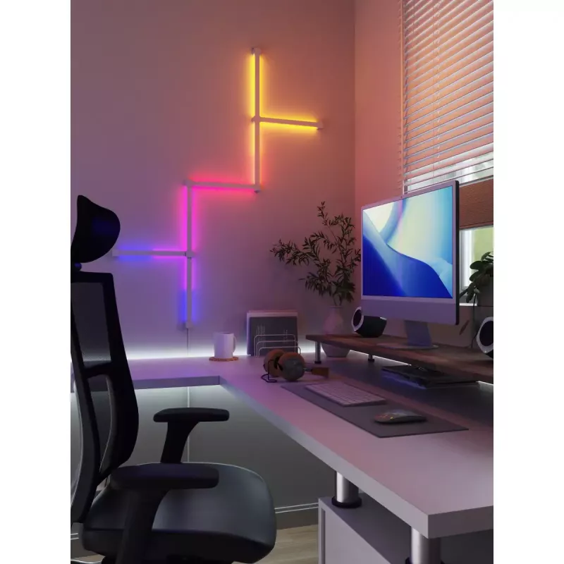 Nanoleaf Lines Squared Expansion Pack NL59E00-3SN00, 90 gradi, 3 pz.