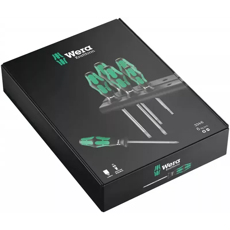 Set di utensili Wera 334/6 Kraftform