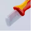 Taglierino Knipex 98 55 SB rosso giallo lama fissa