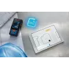 Bosch GLM 150-27 C Professional 0601072Z00 misuratore di distanza laser, 0,08-150 m, ±1,5 mm, classe laser 2, blu/nero